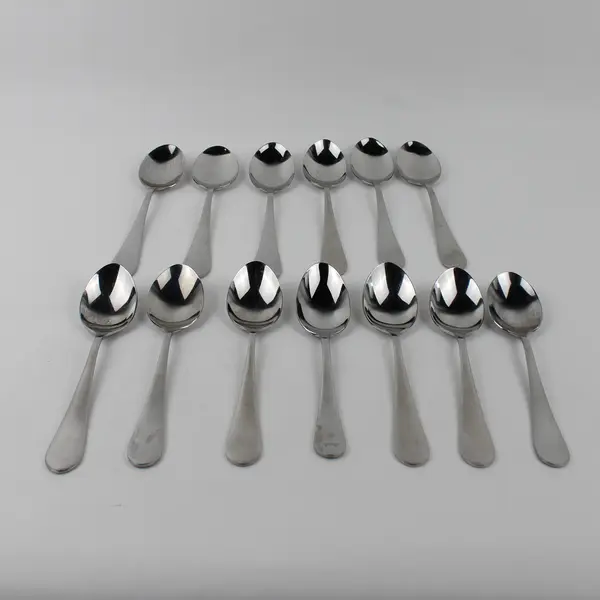 Lot Of 13 Continental Classic Wallace Oval Place Spoons Stainless Steel 