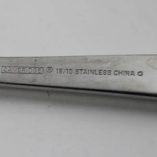 Lot of 6 Cambridge Ascot Tablespoons Stainless Steel Flatware Glossy Finish