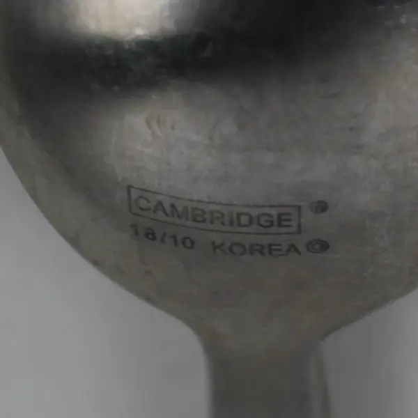 Lot Of 6 Cambridge Atlas Teaspoons Stainless Steel 18/10 Flatware Satin Finish