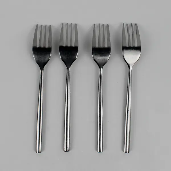 Lot Of 4 Cambridge Silver Applaud (Stainless) Flatware Salad Forks 7" Long