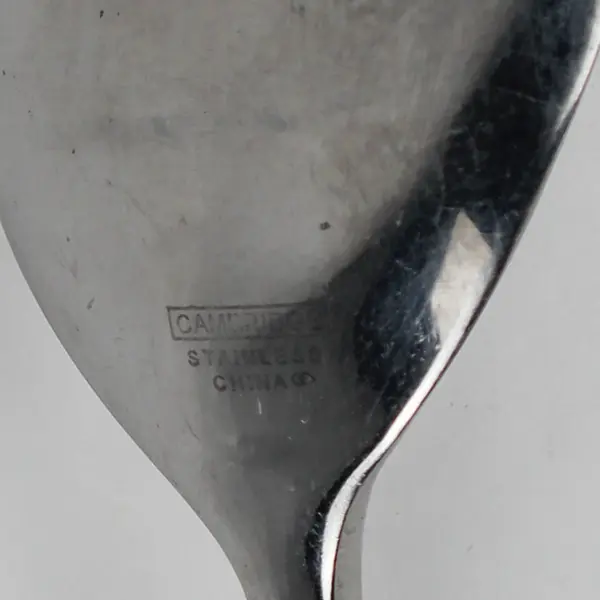 Lot Of 3 Cambridge Silver Applaud (Stainless) Flatware 2 Serving Spoons & Fork