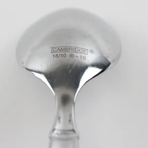 Lot Of 4 Cambridge Silver Adams Satin (Stainless) Flatware Teaspoons 7" Long