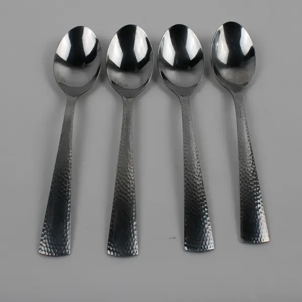 Lot Of 4 Cambridge Silver Aladin (Stainless) Flatware Soup Spoons 8" Long