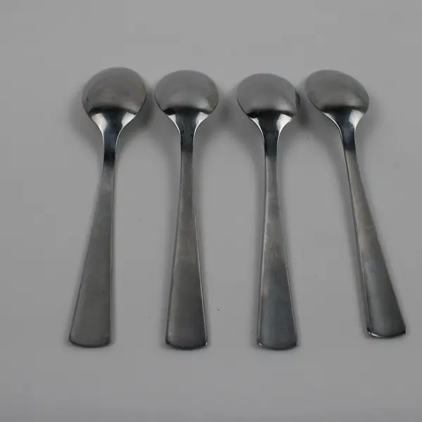 Lot Of 4 Cambridge Silver Aladin (Stainless) Flatware Soup Spoons 8" Long
