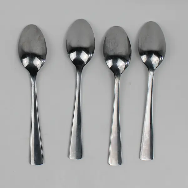 Lot Of 4 Cambridge Silver Aladin (Stainless) Flatware Teaspoons 6.75" Long