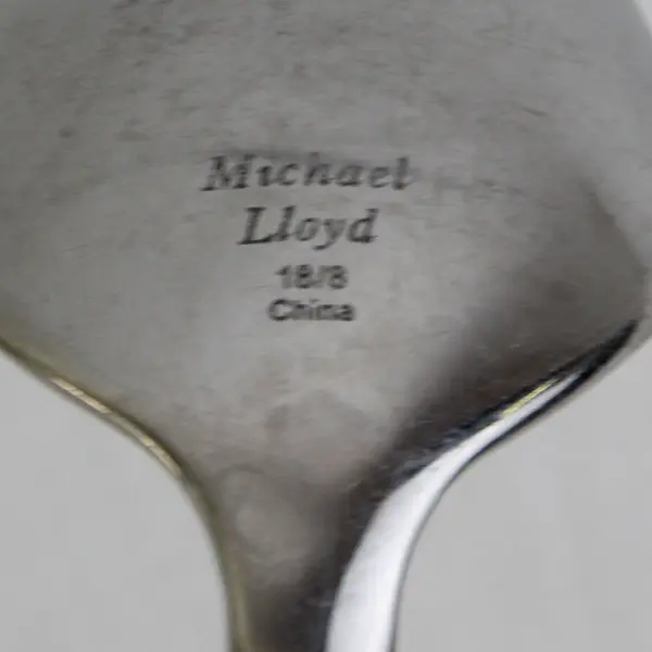 Michael Lloyd 18/8 Stainless Steel Teaspoon 6.5 Inches Glossy Finish