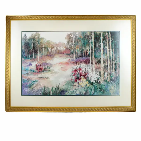 Secret Garden II by Nancy Rankin Framed & Matted Print 31" x 42"