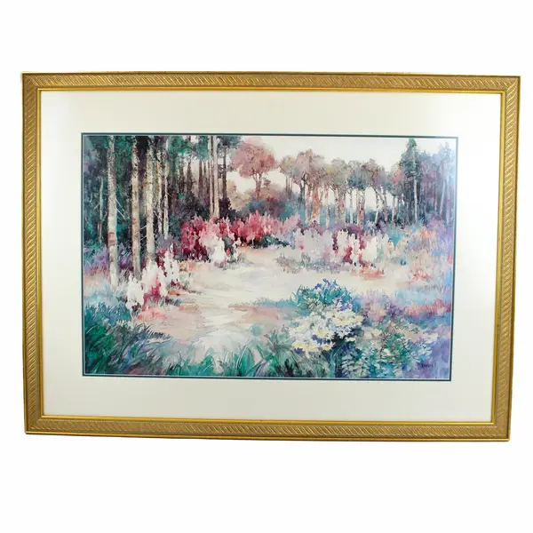 Secret Garden by Nancy Rankin Framed & Matted Print 31" x 42"