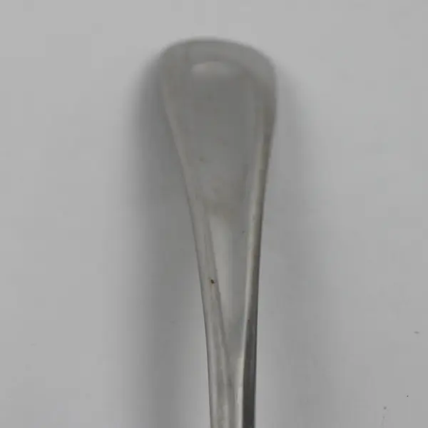 Oneida Satin Sand Dune 6 Piece Set Oval Soup Spoons 6.75 Inches Frosted Indent