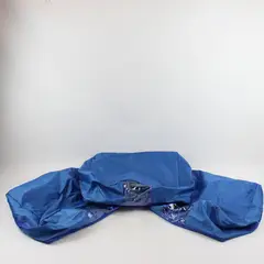 Lot of 3 Blue Blanket Quilt Organizer Storage Bags 13" x 19" x 7"