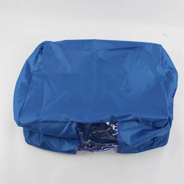Lot of 3 Blue Blanket Quilt Organizer Storage Bags 13" x 19" x 7"