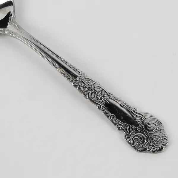 Set of 6 Reed & Barton Vintage Silverware Renaissance Oval Soup Spoons 7.25"