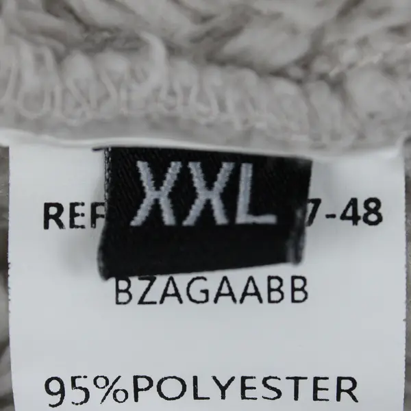 Unbranded Women's XXL Gray Fuzzy Hooded Cardigan Sweater