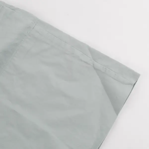 Coyuchi Solid Blue Color King Pillowcase 20" x 38" 100% Organic Cotton