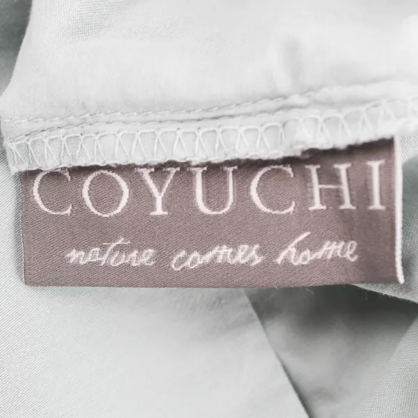 Coyuchi Solid Blue Color King Pillowcase 20" x 38" 100% Organic Cotton