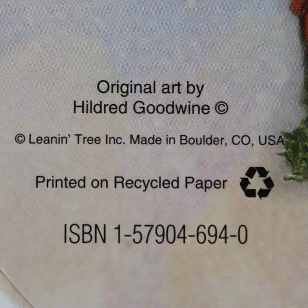 Lot of 7 Leanin' Tree Farm-Themed Christmas Greeting Cards