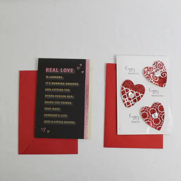Lot of 7 Hallmark Valentine's Day and Love Greeting Cards