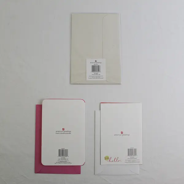 Lot of 3 American Greetings Valentine's Day Greeting Cards