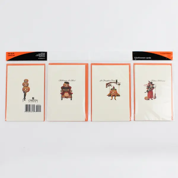 Lot of 13 Halloween Greeting Cards with Envelopes
