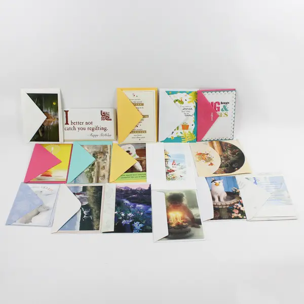 Lot of 17 Birthday Cards with Envelopes General Recipient
