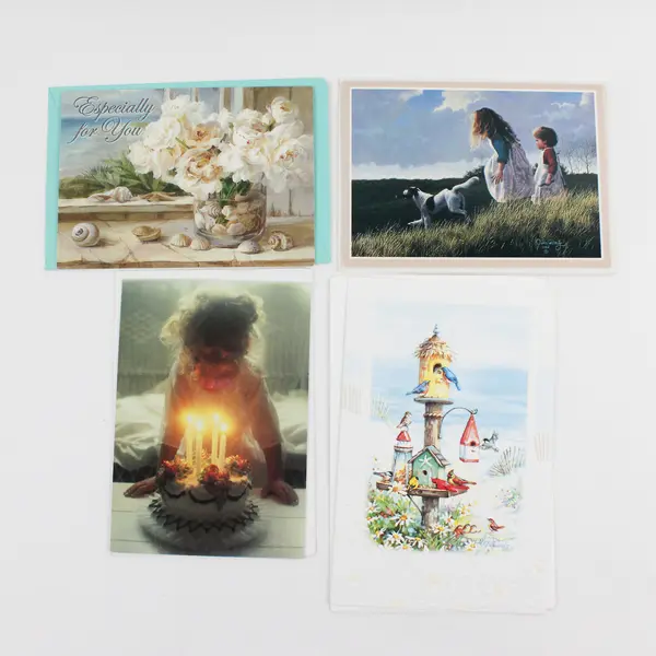 Lot of 17 Birthday Cards with Envelopes General Recipient