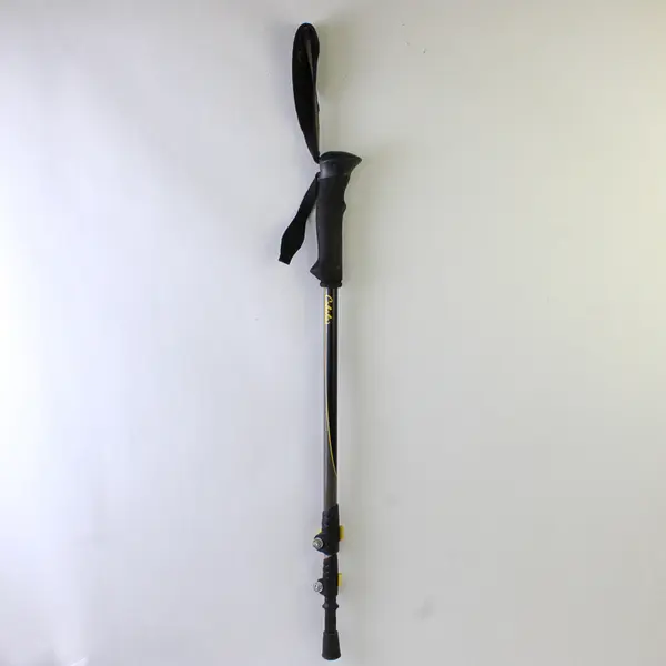Cabela's Telescopic Hiking Pole Collapsible Black/Yellow Lightweight