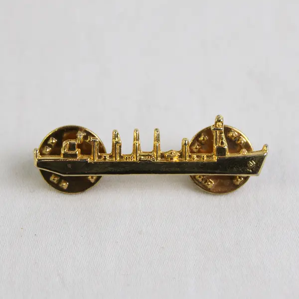Vintage Naval Ship Lapel Pin