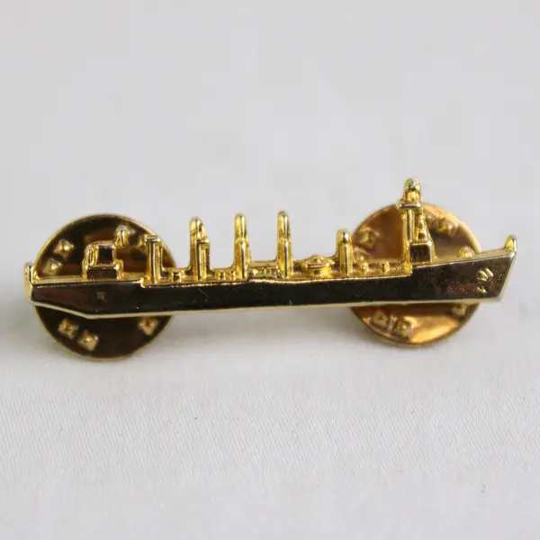 Vintage Naval Ship Lapel Pin