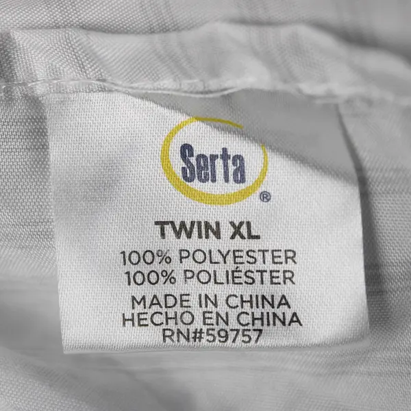 Lot Of 4 Matching Serta Striped Twin XL Bed Set (Fitted, Flat, 2 Pillowcases)