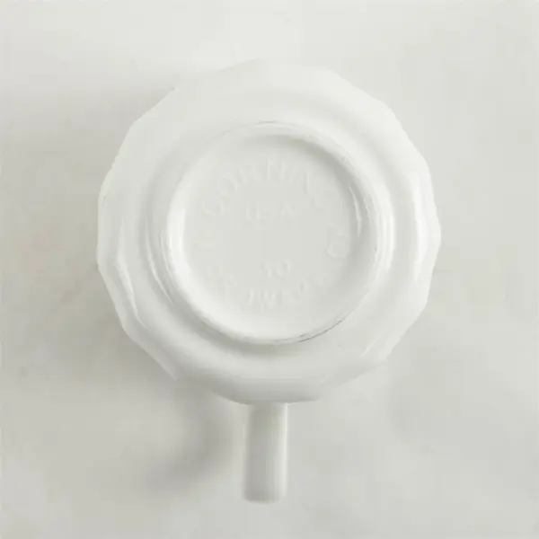 Lot of 3 Corning & Corelle Coffee Mugs White Flower Heart Design