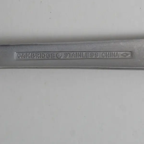 Lot Of 4 Cambridge Codie Pattern Stainless Steel Oval Soup Spoons 7.25" 