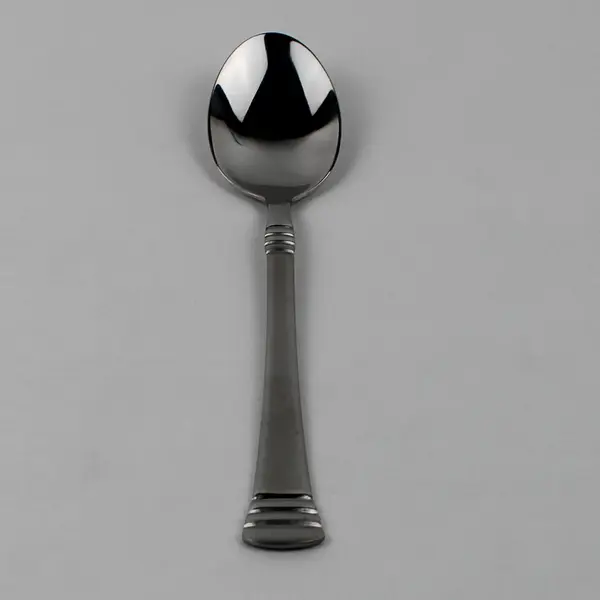 Cambridge Silver Codie Pattern Oval Shaped Soup Spoon Stainless 7.25"