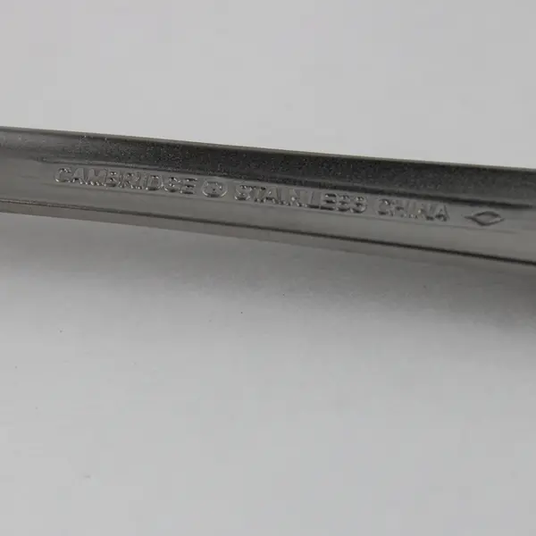 Cambridge Silver Codie Pattern Oval Shaped Soup Spoon Stainless 7.25"