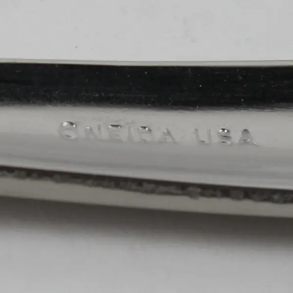 Lot Of 4 Oneida Silver Emery (Stainless) Flatware Soup Spoons 7.25" Long