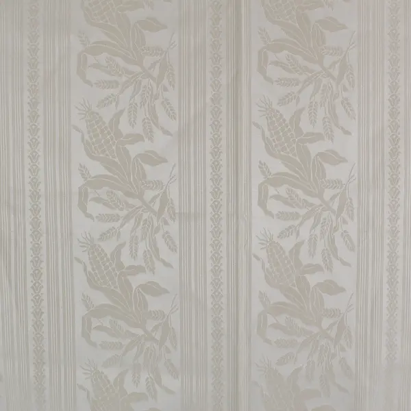 Unbranded Beige Corn/Wheat Patterned Fabric Rectangle Tablecloth 56" x 102"