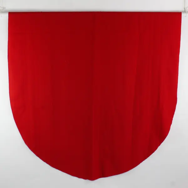 Unbranded Solid Red Color Fabric Tablecloth Oval Shaped 58" x 104"