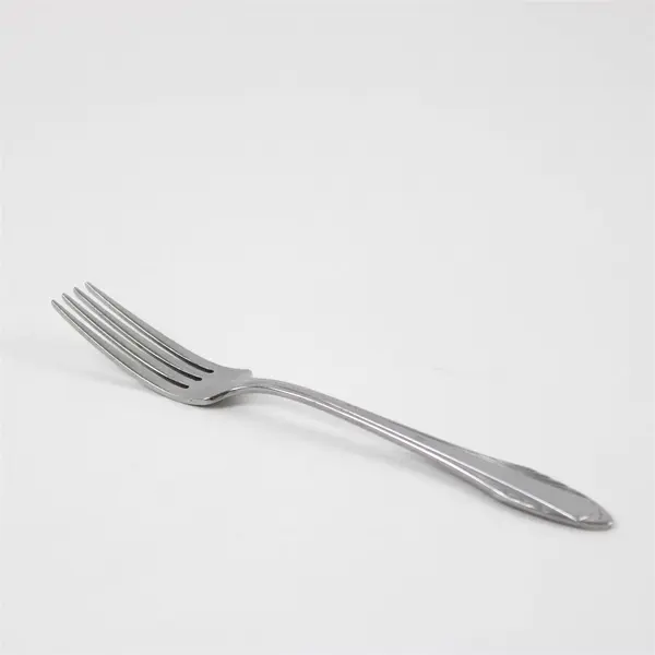 Lot of 4 Diamond Silver Co DSC2 Pattern Dinner Forks Stainless Steel 7" Good