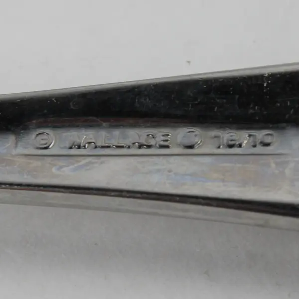 Lot Of 5 Wallace Silver Summerset Frost Oval Soup Spoons 18/10 SS 7" Indonesia