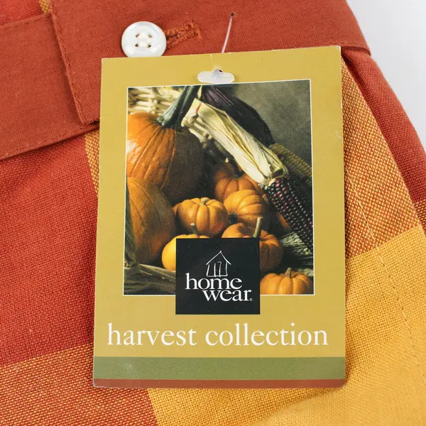 Set Of 6 Home Wear Harvest Collection 100% Cotton Orange Fabric Napkin