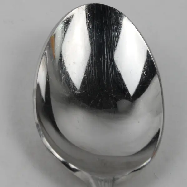 Lot of 2 International Silver Creation II 18/8 Stainless Oval Shaped Soup Spoons