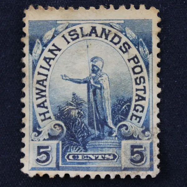 1899 Hawaii 5c King Kamehameha Statue Stamp #82 