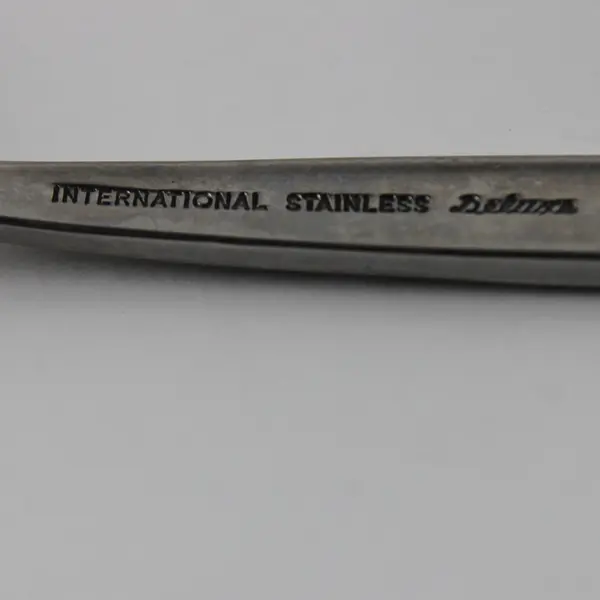 International Silver Di Lido Pattern Sugar Spoon Stainless 6" Long Good