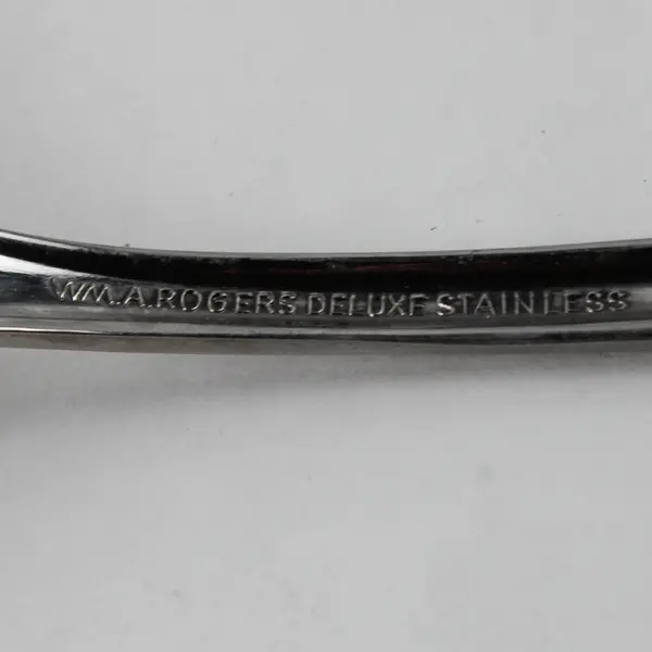 Lot Of 4 Wm.A. Rogers (Stainless) Flatware Soup Spoons 7" Tall