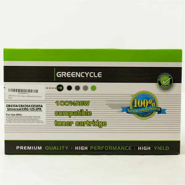 Greencycle Toner Cartridge Compatible CB435A CB436A CE285A CRG125
