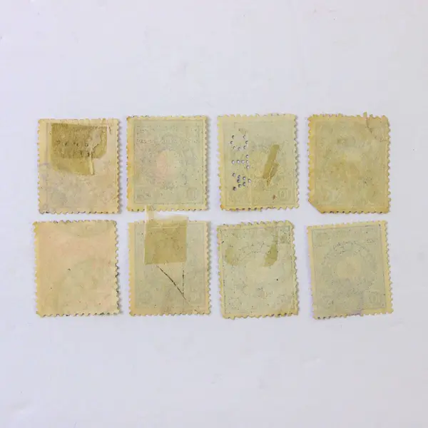Lot Of 8 Japan Chrysanthemum 6 Sen 10 Sen 20 Sen Stamps Used