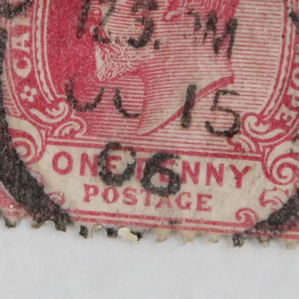 Cape Of Good Hope British Colony 1 Penny Stamp Used Cape Town Cancelation 