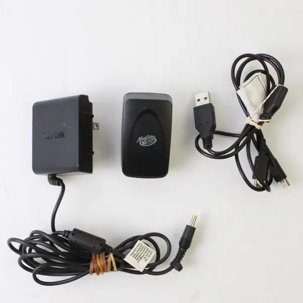 Lot of 2 AC Adapter 100-240V Universal Power Supply 2.75x3.25x1.5in 