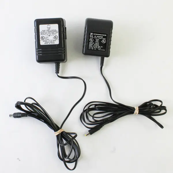 Lot of 2 AC Adapters 120V Power Supply 3x3.75x2.5in 