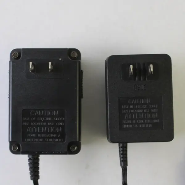Lot of 2 AC Adapters 120V Power Supply 3x3.75x2.5in 