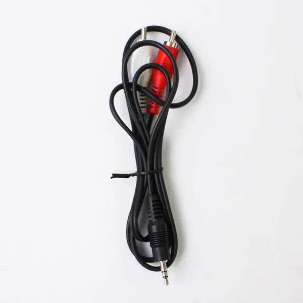 Lot of 2 Audio/Video Cables 3-3.5 ft Used A/V Cords RCA Composite Patch